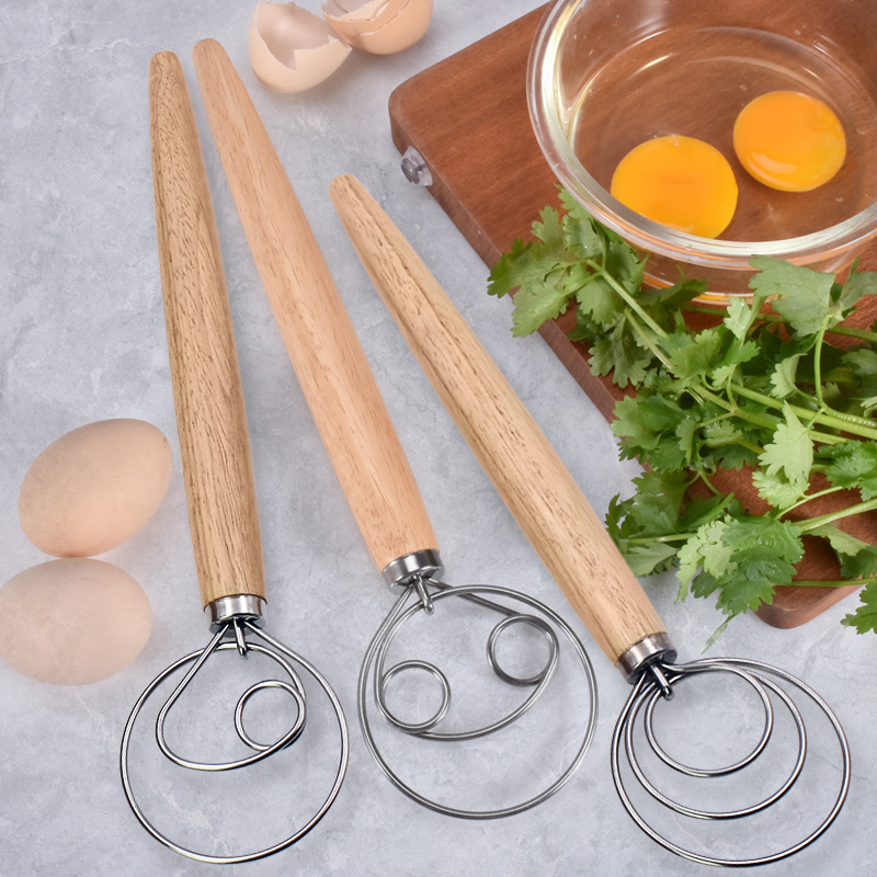 Danish Pancake Pan - Danimarka Hamur Çırpma Paslanmaz Çelik El