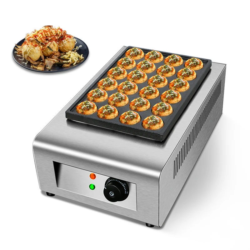 Takoyaki Grill Plate - Ticari Büyük Güçlü Elektrikli Takoyaki Topu