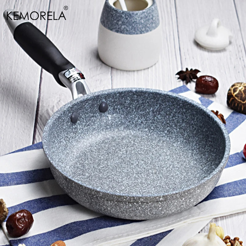Mini Pancake Griddle - Dayanıklı taş kızartma Pan28/26/24/20cm Wok yapışmaz