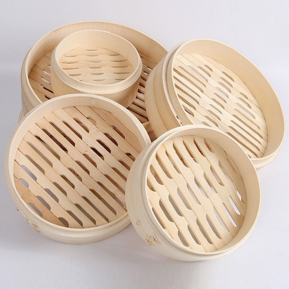 Bao Steamer Bamboo - Çin vapur sepeti bambu vapur sepeti