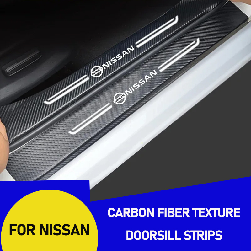 Crepe Pan Carbon - Nissan için karbon Fiber Sill Plaka