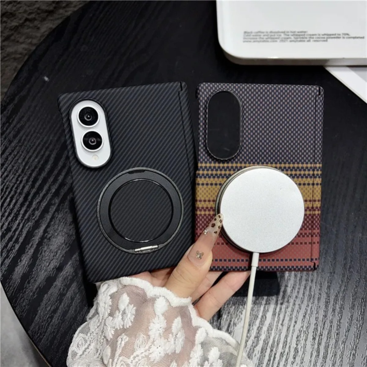 Karbon Fiber Deri 360 Derece D - Taco Stand Holder incelemesi ve fiyatı