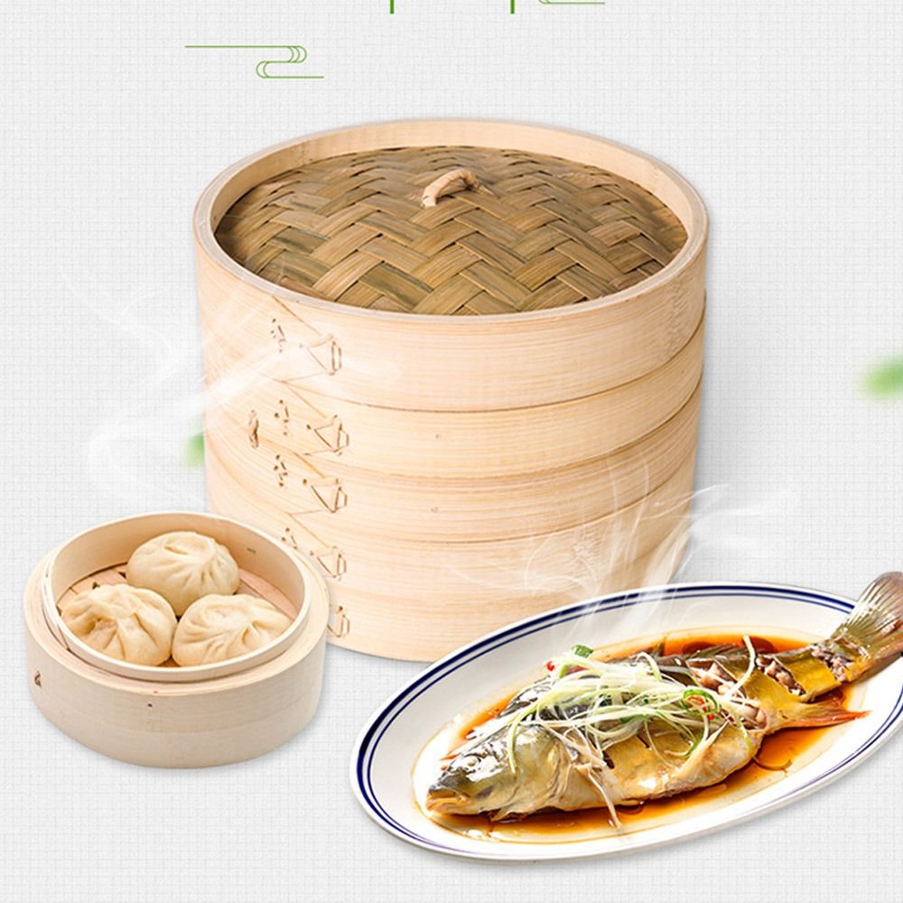 Çin vapur sepeti bambu vapur s - Bao Steamer Bamboo incelemesi ve fiyatı